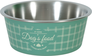 Non-Slip Food Dog Bowl Green 400 ml